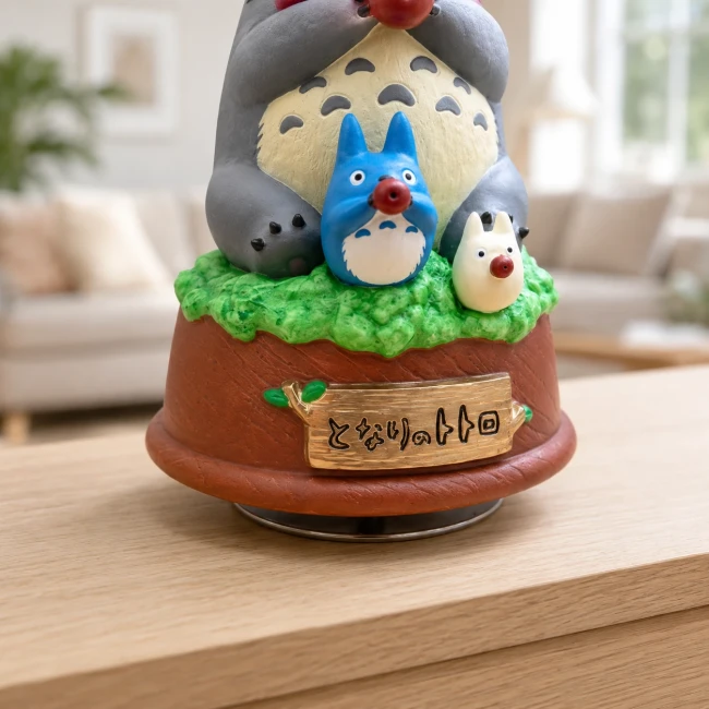 Grande statue musicale Totoro à l’ocarina Studio Ghibli Modern and Past