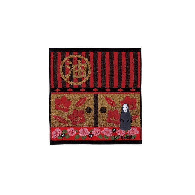 Mini serviette en coton du sans-visage Le voyage de Chihiro Mini serviette le sans-visage - Le voyage de Chihiro - Modern and Past à Brest - boutique magasin Studio Ghibli - licence officielle