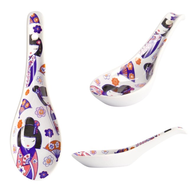 Cuillère japonaise en céramique Maiko Kokeshi – Tokyo Design