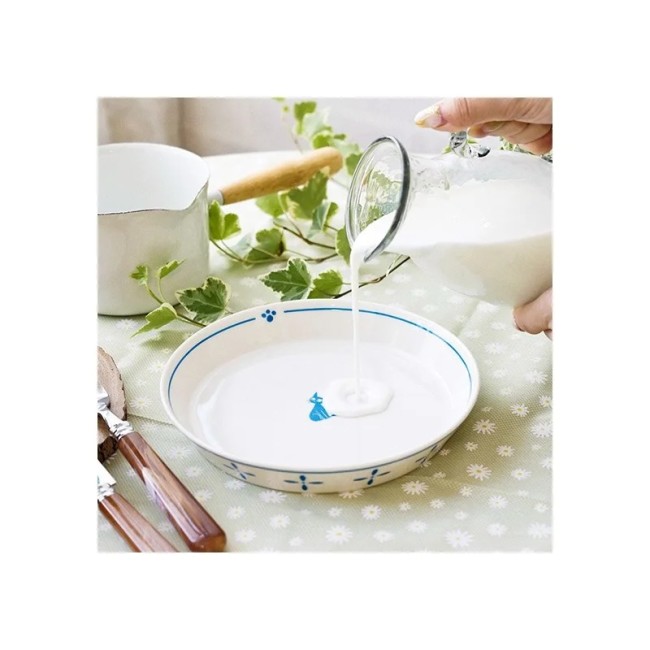 Assiette Osono Jiji en céramique – Produit Studio Ghibli Assiette Osono 18 cm Jiji – Kiki la Petite Sorcière