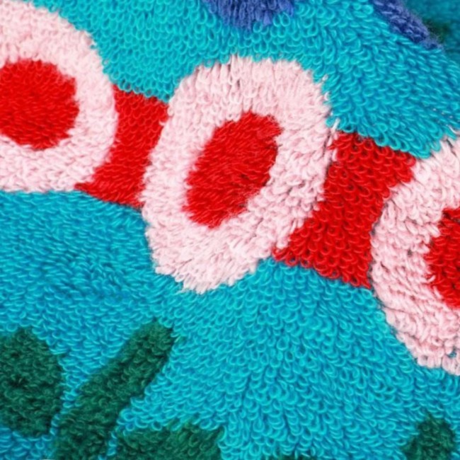 essuie-mains japonais bleu Chat Mémé No Okiniiri en coton Atsuko Matano essuie-mains japonais bleu coton motif chat Mémé No Okiniiri Atsuko Matano