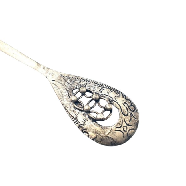 Pic à cheveux japonais en métal – Motif indien