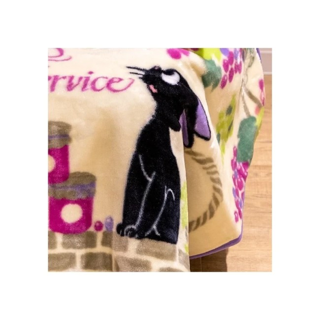 plaid Jiji grappes de raisin Kiki la petite sorcière Studio Ghibli