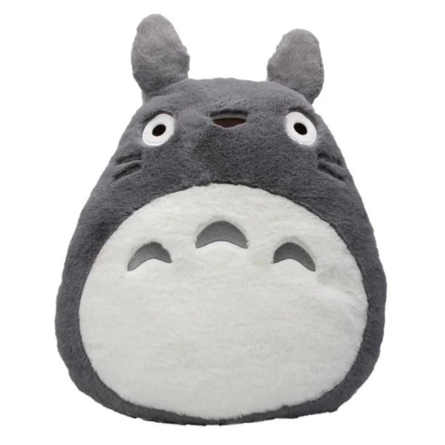 Coussin Nakayoshi Totoro gris – Studio Ghibli Coussin peluche Totoro gris – Mon Voisin Totoro