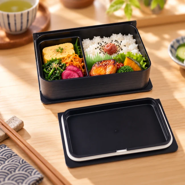 Bento japonais Hokusai Book Bento 650 ml - Modern and Past Bento Book Hokusai Vague de Kanagawa et Fuji Hakoya - Modern and Past