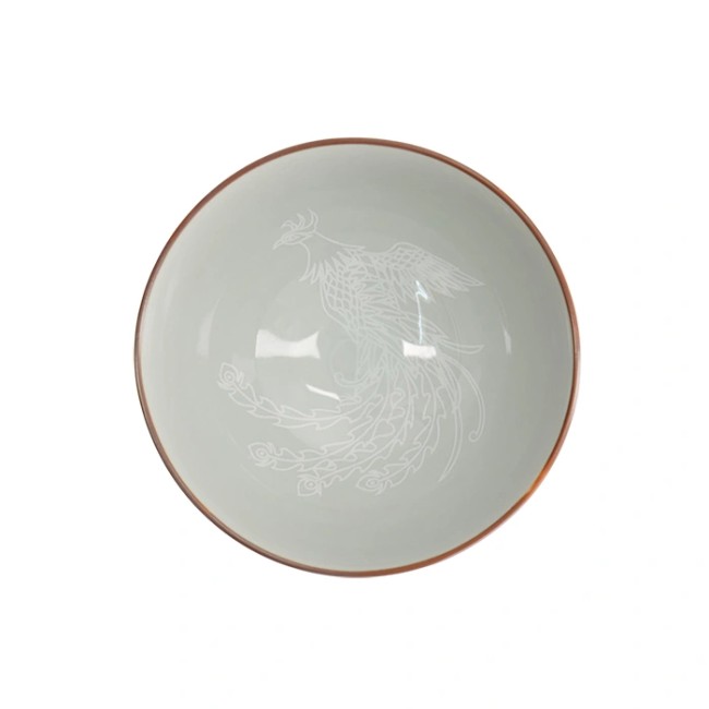 Bol japonais Phoenix rouge – porcelaine Tokyo Design Studio