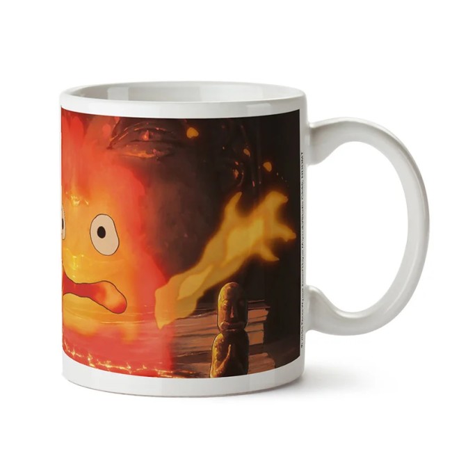 Mug Calcifer – Le Château Ambulant – 340 ml Mug Calcifer Le Château Ambulant officiel Studio Ghibli