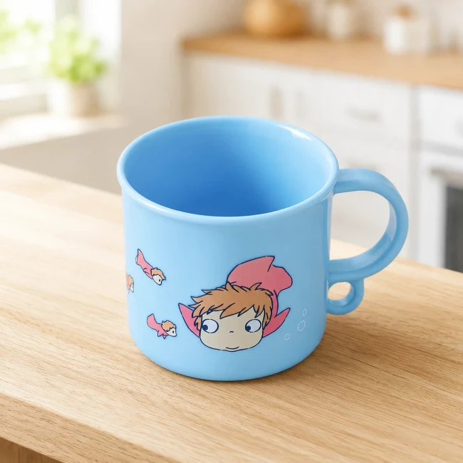 Mug Ponyo dans la mer bleu licence officielle Studio Ghibli Modern and Past