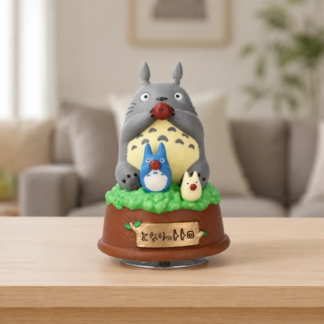 Grande statue musicale Totoro à l’ocarina Studio Ghibli Modern and Past