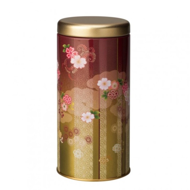 Boîte à thé japonaise rouge Hanatsukiyo 200 g