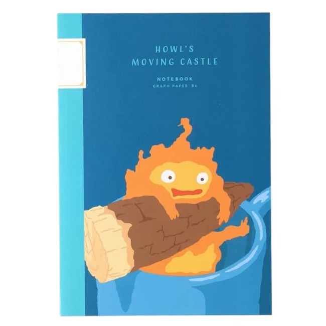 Carnet Calcifer – Le Château ambulant Carnet de notes Calcifer Château ambulant B6 Studio Ghibli