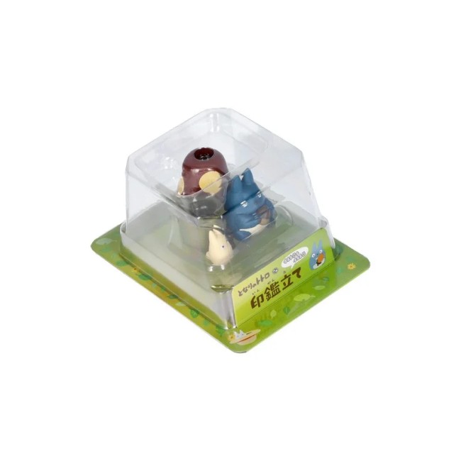 Pot à crayon Totoro – Mon Voisin Totoro Pot à crayon Totoro bleu et blanc officiel Studio Ghibli