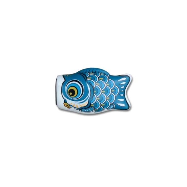 Pin's japonais Koinobori Carpe Koï – bleu