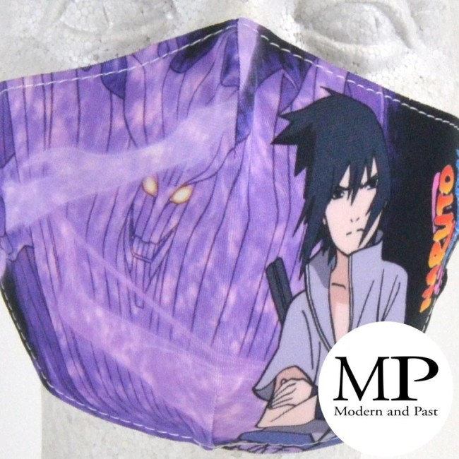 Sasuke - Masque - Couvre-visage - Naruto - licence officielle - magasin boutique japonaise manga - Modern and Past à Brest Sasuke - Masque - Couvre-visage - Naruto - licence officielle - magasin boutique japonaise manga - Modern and Past à Brest