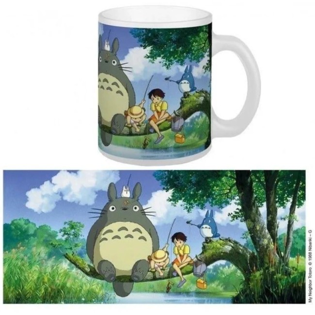 mug Totoro à la pêche mon voisin Totoro Studio Ghibli