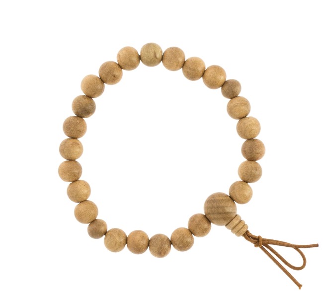 bracelet mala japonais nenju sakura bois de cerisier