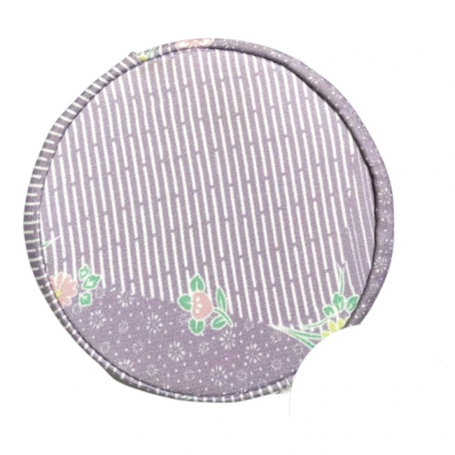 sac de Kimono mauve à fleurs avec fermeture à coulisse