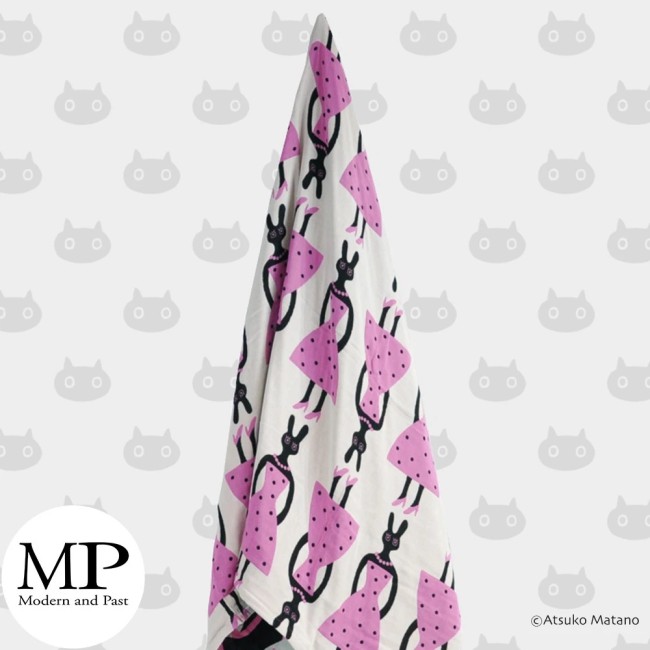 Plaid japonais Dress Usagi rose en coton Atsuko Matano Plaid japonais Dress Usagi rose en coton Atsuko Matano