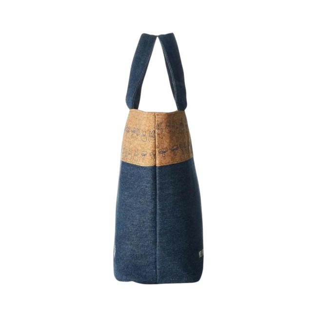 Sac isotherme Totoro style liège et denim – Studio Ghibli
