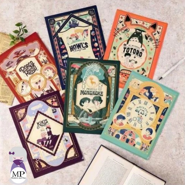 Chemise A4 Porco Rosso style Art Déco – Ghibli – Fabriquée au Japon