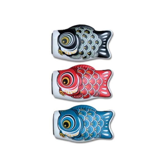 Pin's japonais Koinobori Carpe Koï – trois couleurs