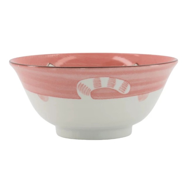 bol japonais chat neko rose kawaii porcelaine tokyo design