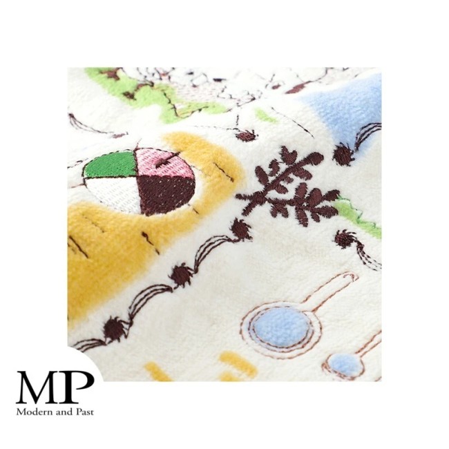 Mini serviette Château Ambulant 25×25 cm mini serviette habitants du Château Ambulant