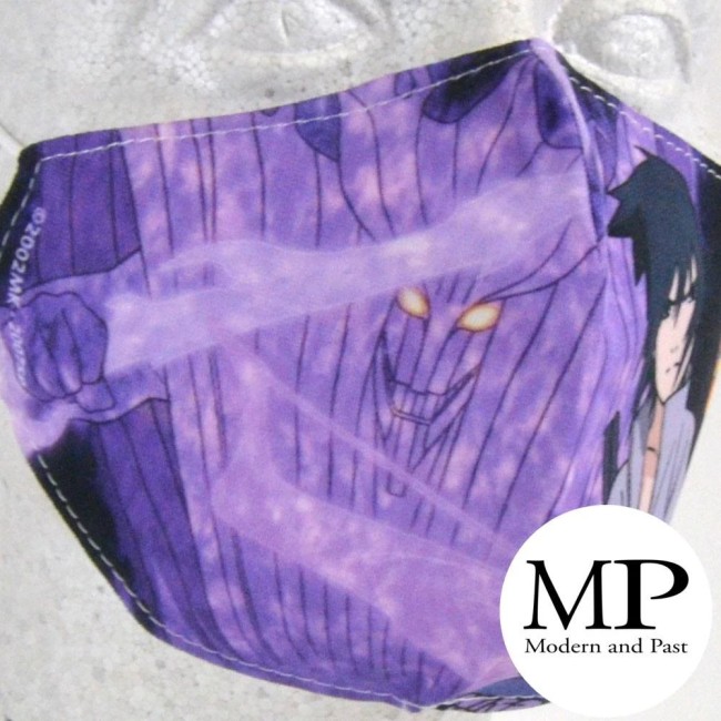 Sasuke - Masque - Couvre-visage - Naruto - licence officielle - magasin boutique japonaise manga - Modern and Past à Brest Sasuke - Masque - Couvre-visage - Naruto - licence officielle - magasin boutique japonaise manga - Modern and Past à Brest