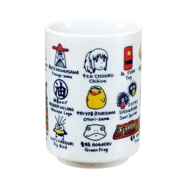 Tasse japonaise Le Voyage de Chihiro – Modern and Past tasse japonaise Le Voyage de Chihiro avec personnages Studio Ghibli