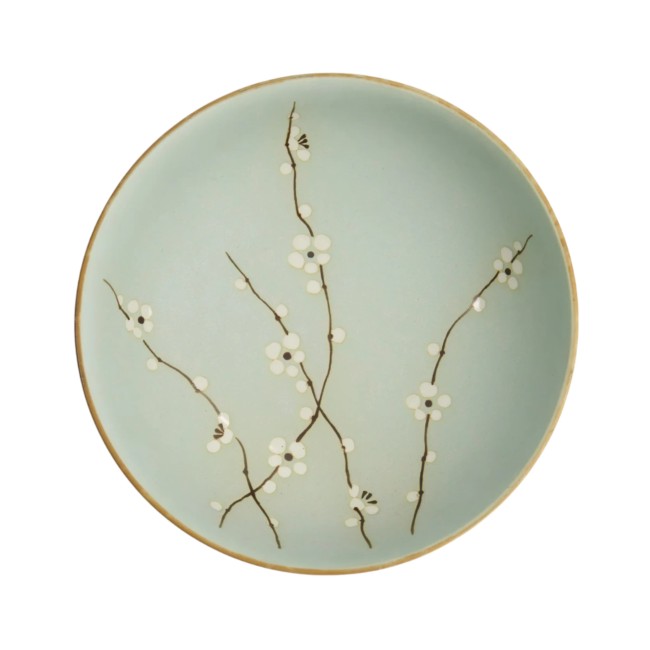 bol saladier japonais ramen vert soshun fleurs de cerisier