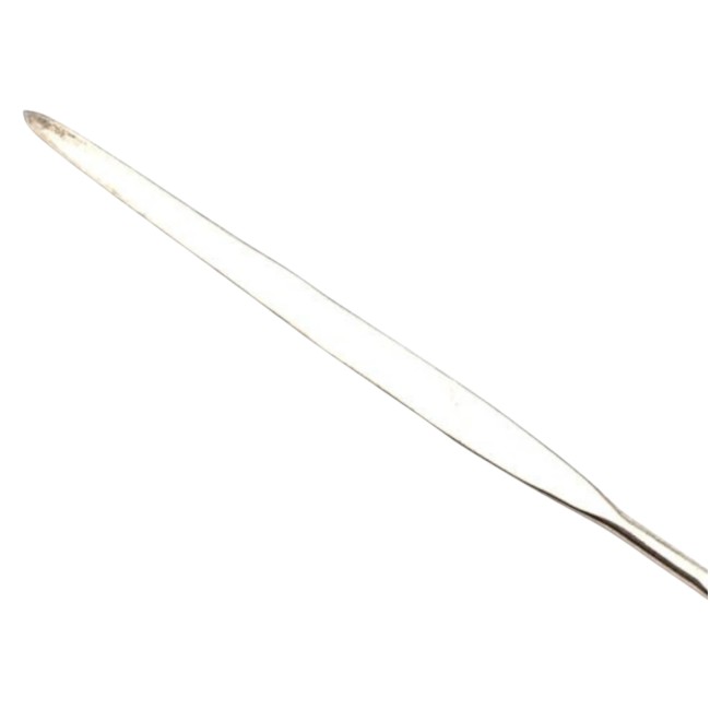 Pic à cheveux japonais en argent motif losange floral