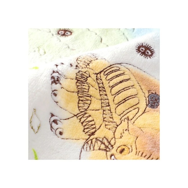 Mini serviette Chatbus Totoro – Produit officiel Mini serviette Chatbus et Totoro 25×25 cm – Studio Ghibli