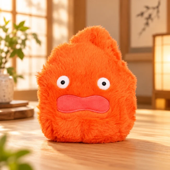 Peluche Calcifer Komorebi Studio Ghibli - Modern and Past Peluche Calcifer Komorebi Le Château Ambulant Studio Ghibli - Modern and Past
