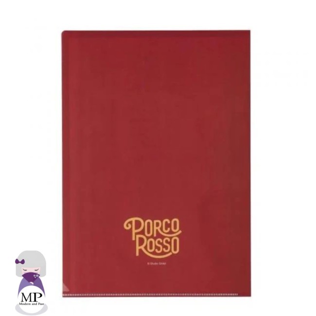 Chemise A4 Porco Rosso style Art Déco – Ghibli – Fabriquée au Japon