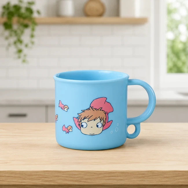 Mug Ponyo dans la mer bleu licence officielle Studio Ghibli Modern and Past