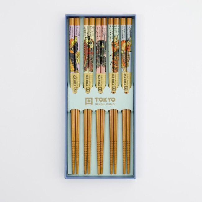 Coffret 5 paires de baguettes japonaises Sumo