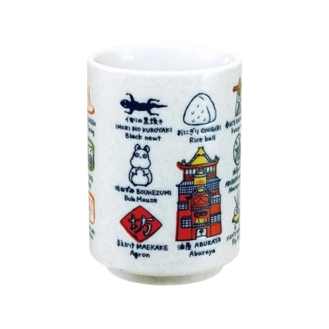 Tasse japonaise Le Voyage de Chihiro – Modern and Past tasse japonaise Le Voyage de Chihiro avec personnages Studio Ghibli