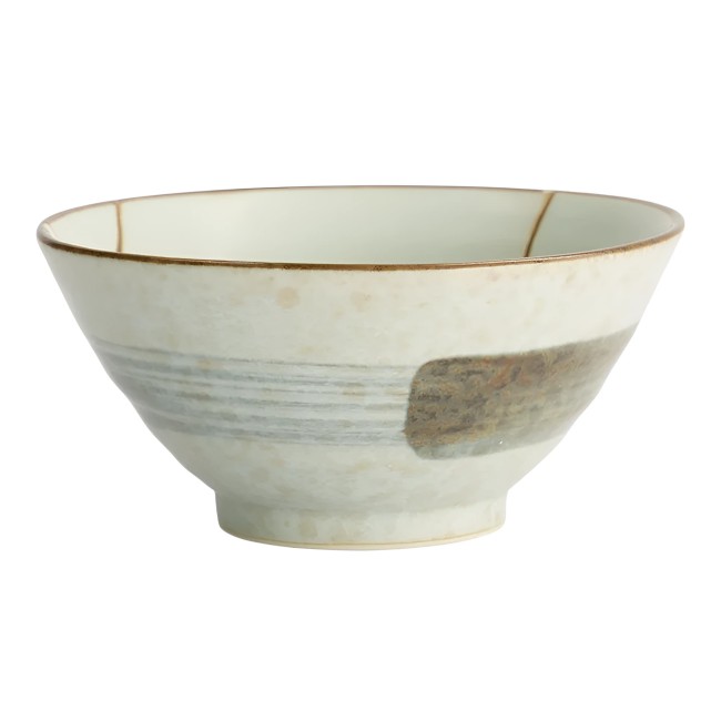 Bol japonais soupe miso vert Soshun 300 ml fleurs cerisier