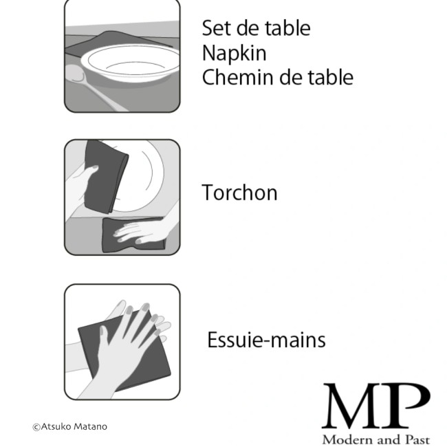 Serviette japonaise en gaze de coton bleue motif chat Maze Atsuko Matano fabriquée au Japon