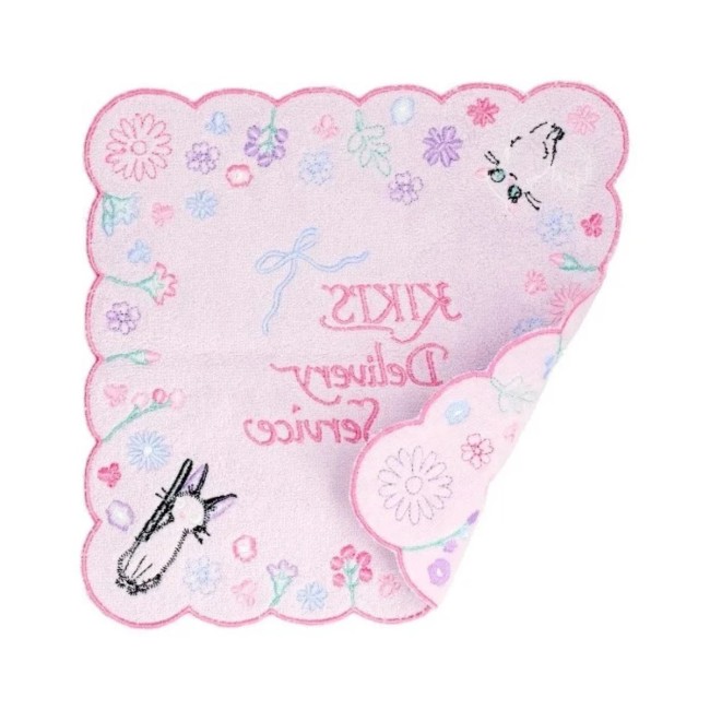 Mini serviette Jiji et Lily – Kiki la petite sorcière – 25 x 25 cm