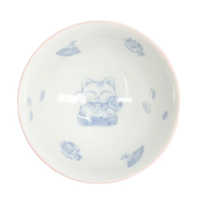 bol japonais kawaii rose chat Neko pour riz ou thé bol japonais kawaii rose chat Neko en porcelaine fabriqué au Japon