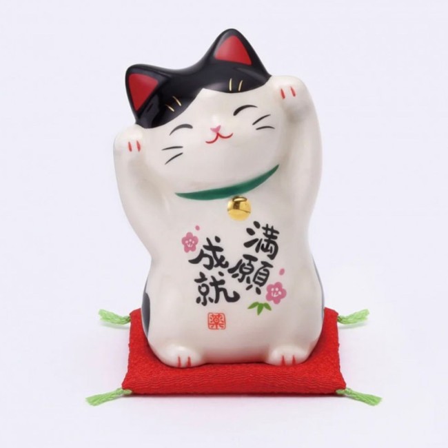Figurine Maneki Neko japonais Manganjyoju porte-bonheur