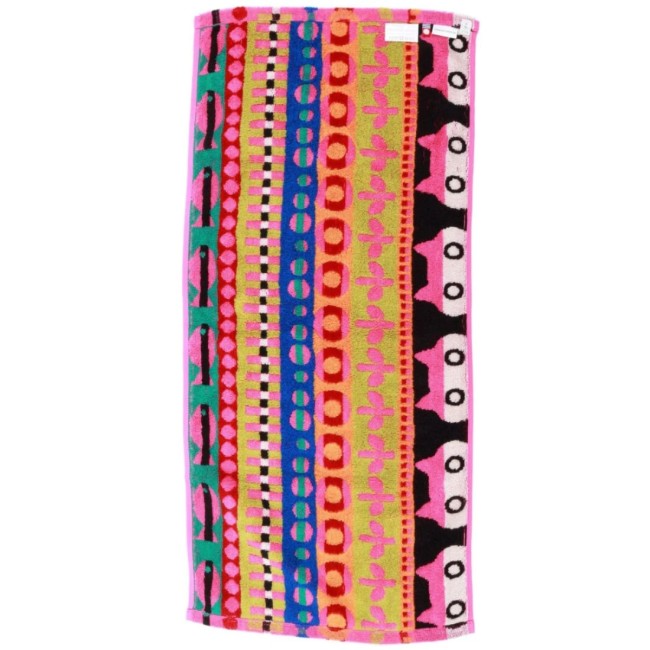 serviette japonaise rose Chat Mémé No Okiniiri en coton Atsuko Matano serviette de toilette japonaise rose coton motif chat Mémé No Okiniiri Atsuko Matano