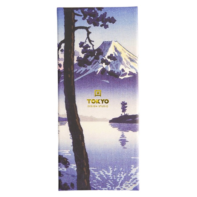 coffret 5 paires baguettes japonaises motifs Mont Fuji