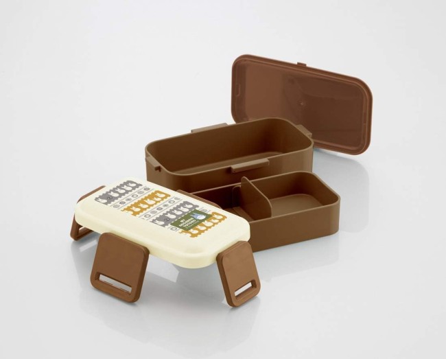 Bento 2 niveaux Totoro blanc farandole – Mon Voisin Totoro