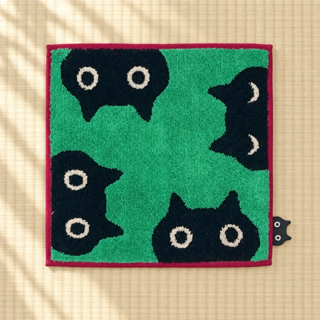 Mini serviette 4 Mémé verte Atsuko Matano - Modern and Past Mini serviette japonaise 4 Mémé verte Atsuko Matano - Modern and Past