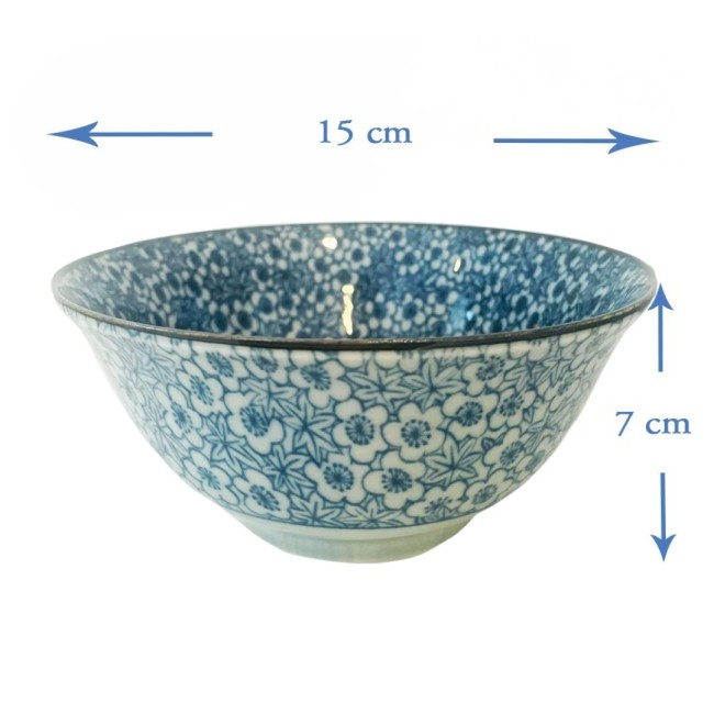 Bol japonais fleurs de printemps – Modern and Past bol japonais fleurs de printemps bleu 15 cm