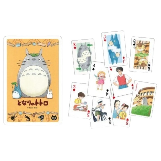 Jeu de cartes Totoro série art – Modern and Past jeu de cartes Totoro série art – 54 cartes – Studio Ghibli
