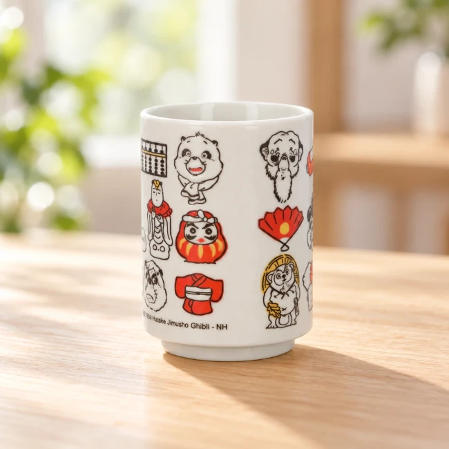 Tasse Pompoko fabriquée au Japon par Benelic - Modern and Past Tasse japonaise Pompoko Studio Ghibli en céramique - Modern and Past