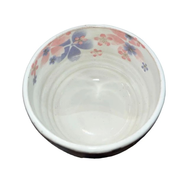 Bol à Thé Kohiki Maizakura – Faïence Japonaise Bol à thé japonais Kohiki Maizakura en faïence, mauve
